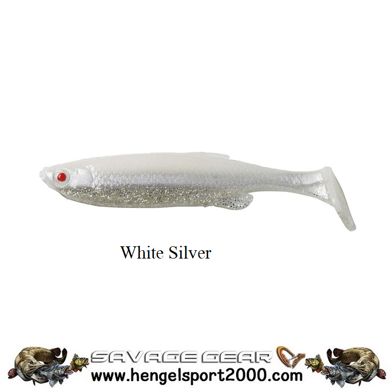 Savage Gear Fat Minnow T-Tail Shad 7.5cm | Fluo Green Silver