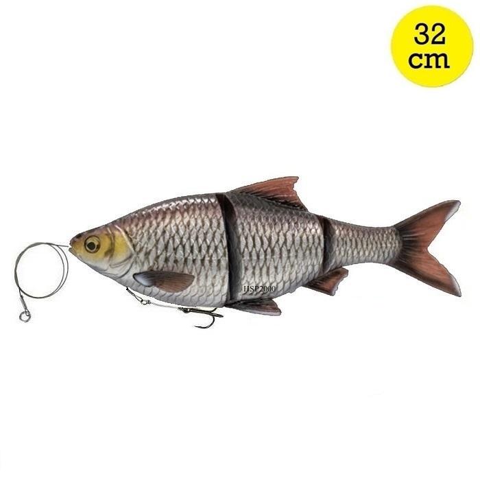 Savage Gear 4D Line Thru Roach 32cm | Silver Bream Ghost SS