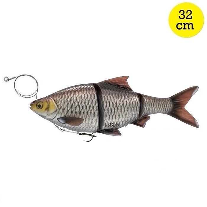 Savage Gear 4D Line Thru Roach 32cm | Silver Bream Ghost SS