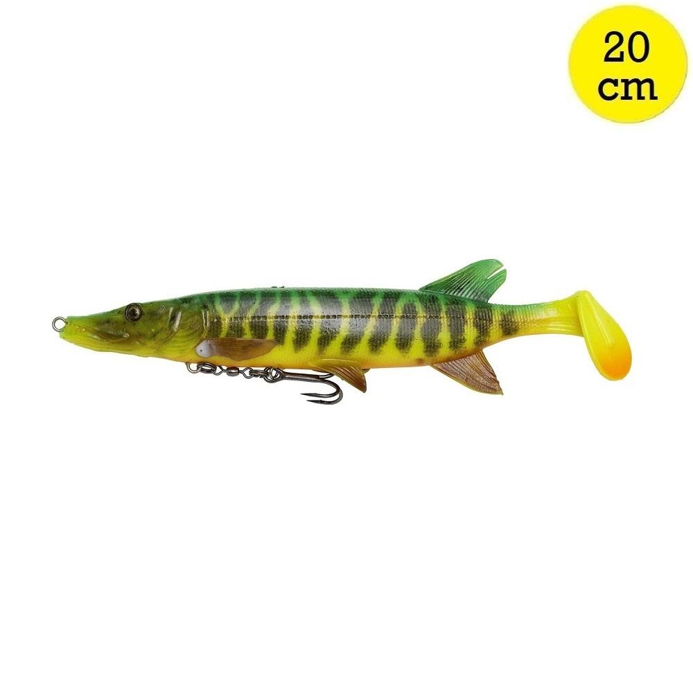 Savage Gear 4D Pike Shad 20cm | Striped Pike