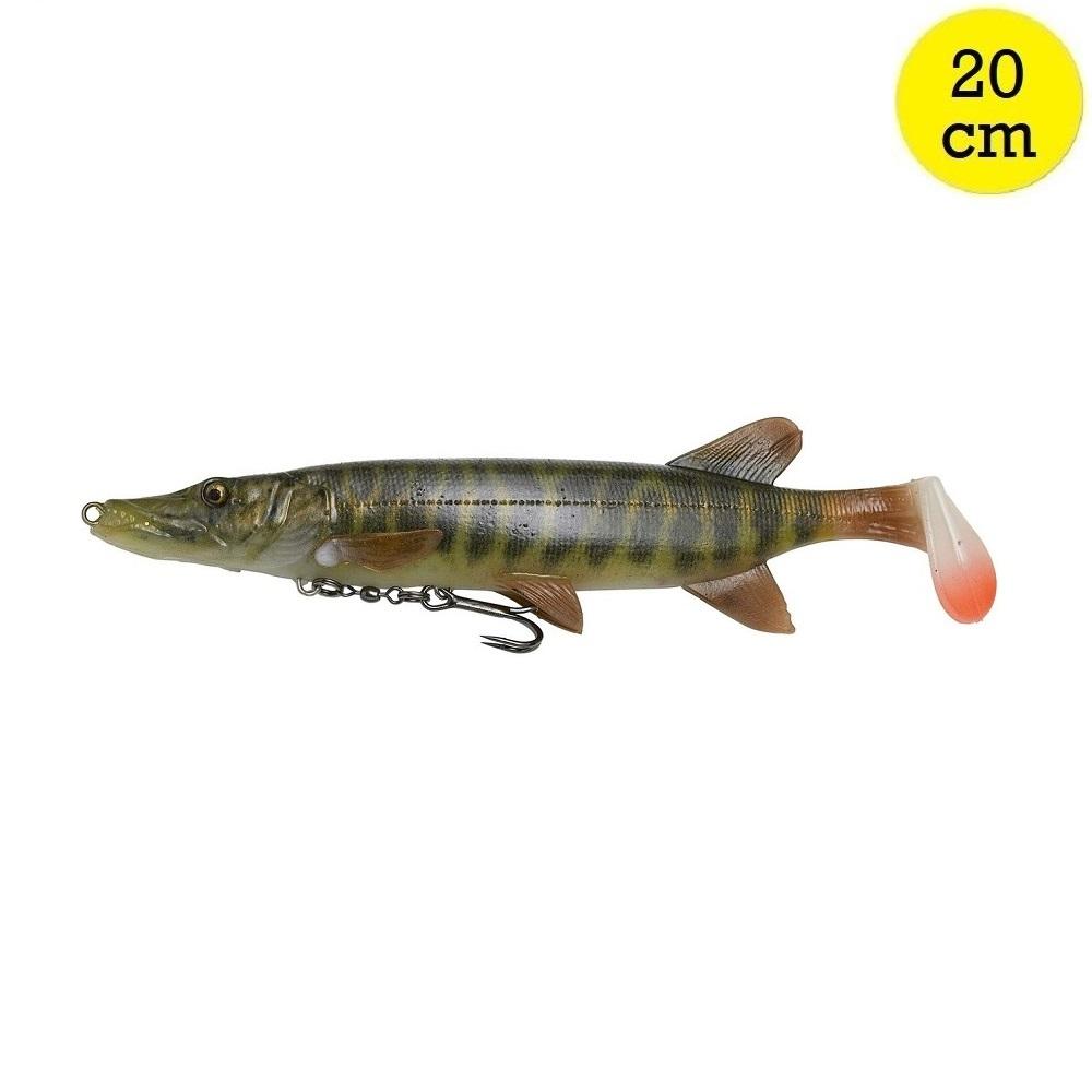 Savage Gear 4D Pike Shad 20cm | Striped Pike