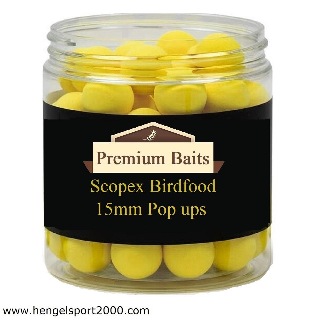 Premium Sweet Scopex Pop ups Yellow Birdfood