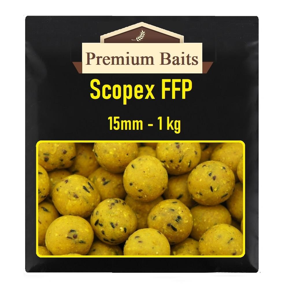 Premium Sweet Scopex FFP Boilies 15mm 1 kg