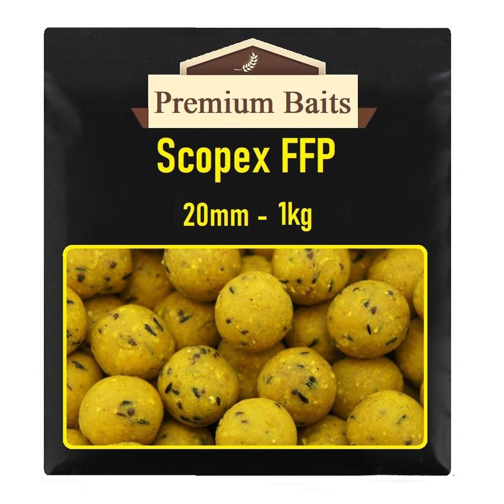 Premium Sweet Scopex FFP Boilies 20mm 1 kg