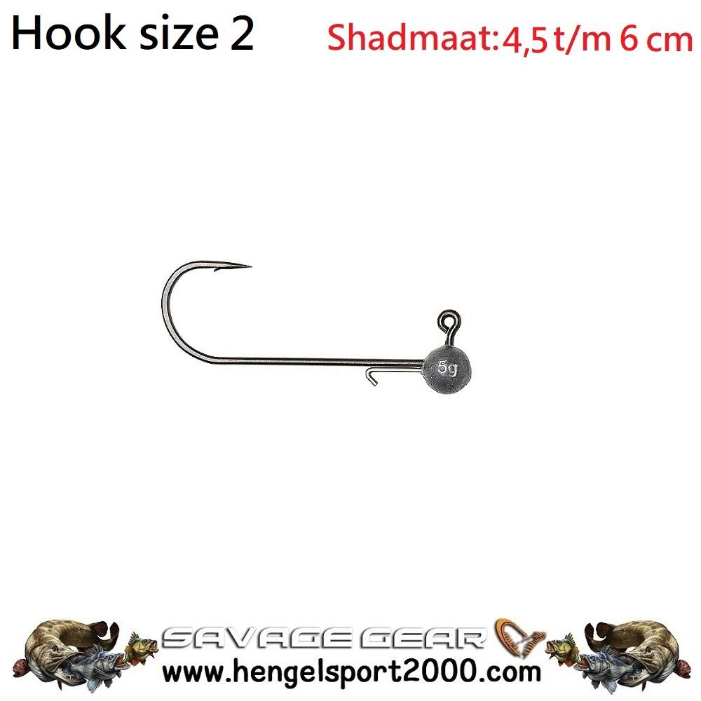 Savage Gear Ball Jig Heads Tournament hook 2 (3 stuks)
