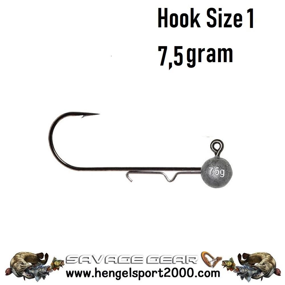 Savage Gear Ball Jig Heads Tournament hook 1 (3 stuks) | 5 gram 3PCS