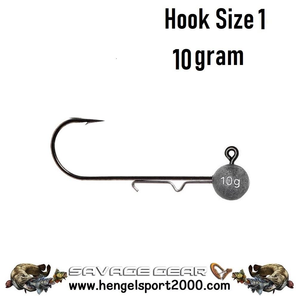 Savage Gear Ball Jig Heads Tournament hook 1 (3 stuks) | 5 gram 3PCS