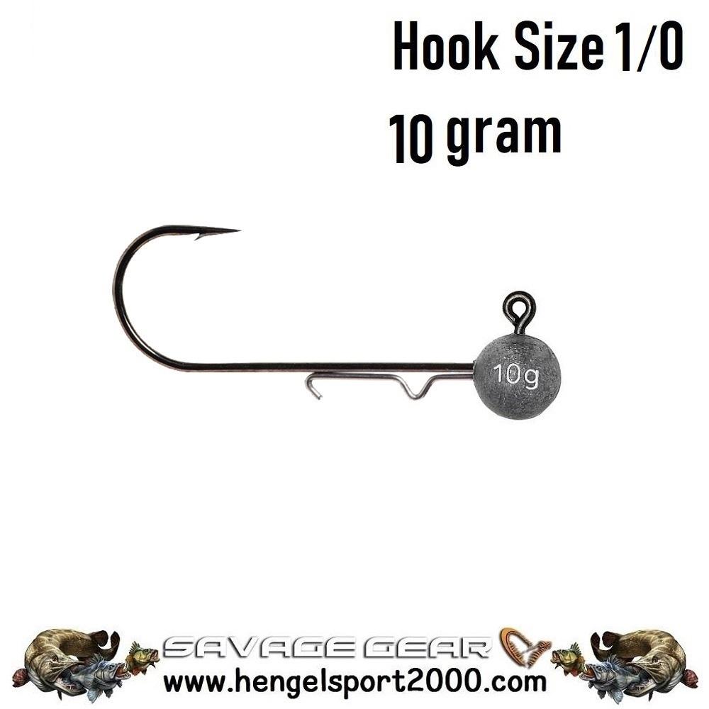 Savage Gear Ball Jig Heads Tournament hook 1-0 (3 stuks) | 5 gram 3PCS