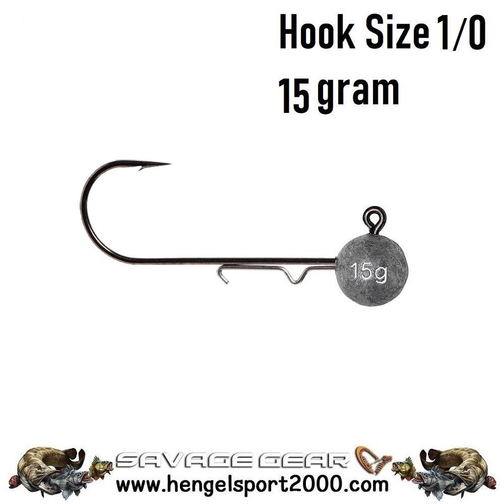 Savage Gear Ball Jig Heads Tournament hook 1-0 (3 stuks) | 5 gram 3PCS