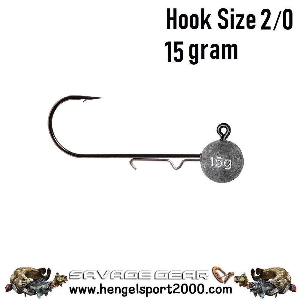 Savage Gear Ball Jig Heads Tournament hook 2-0 (3 stuks) | 5 gram 3PCS