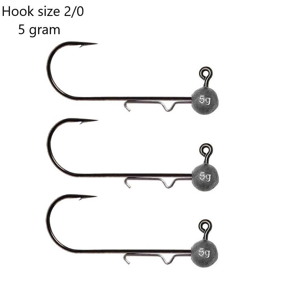 Savage Gear Ball Jig Heads Tournament hook 2-0 | 5 gram 3pcs