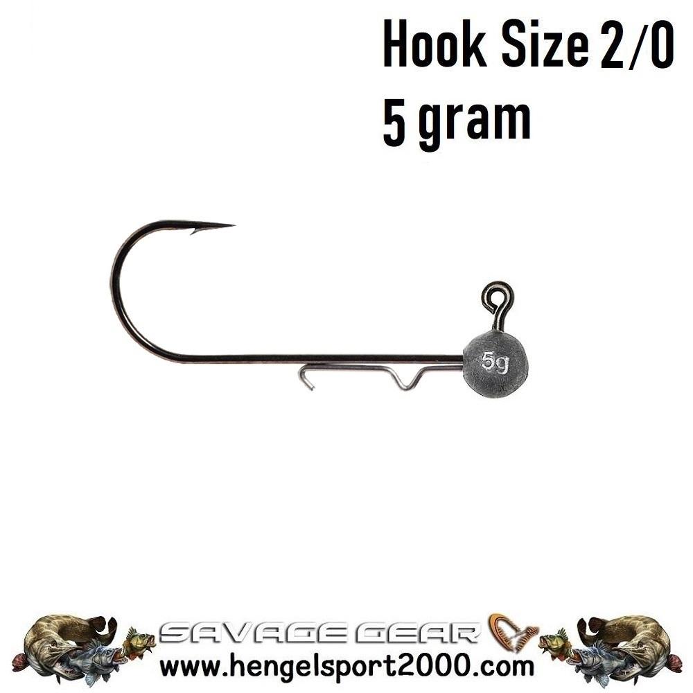 Savage Gear Ball Jig Heads Tournament hook 2-0 (3 stuks) | 5 gram 3PCS