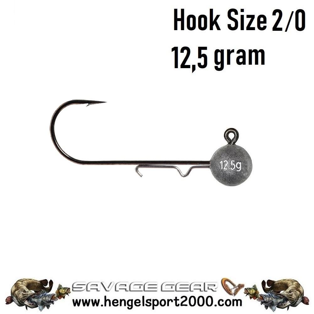 Savage Gear Ball Jig Heads Tournament hook 2-0 (3 stuks) | 5 gram 3PCS