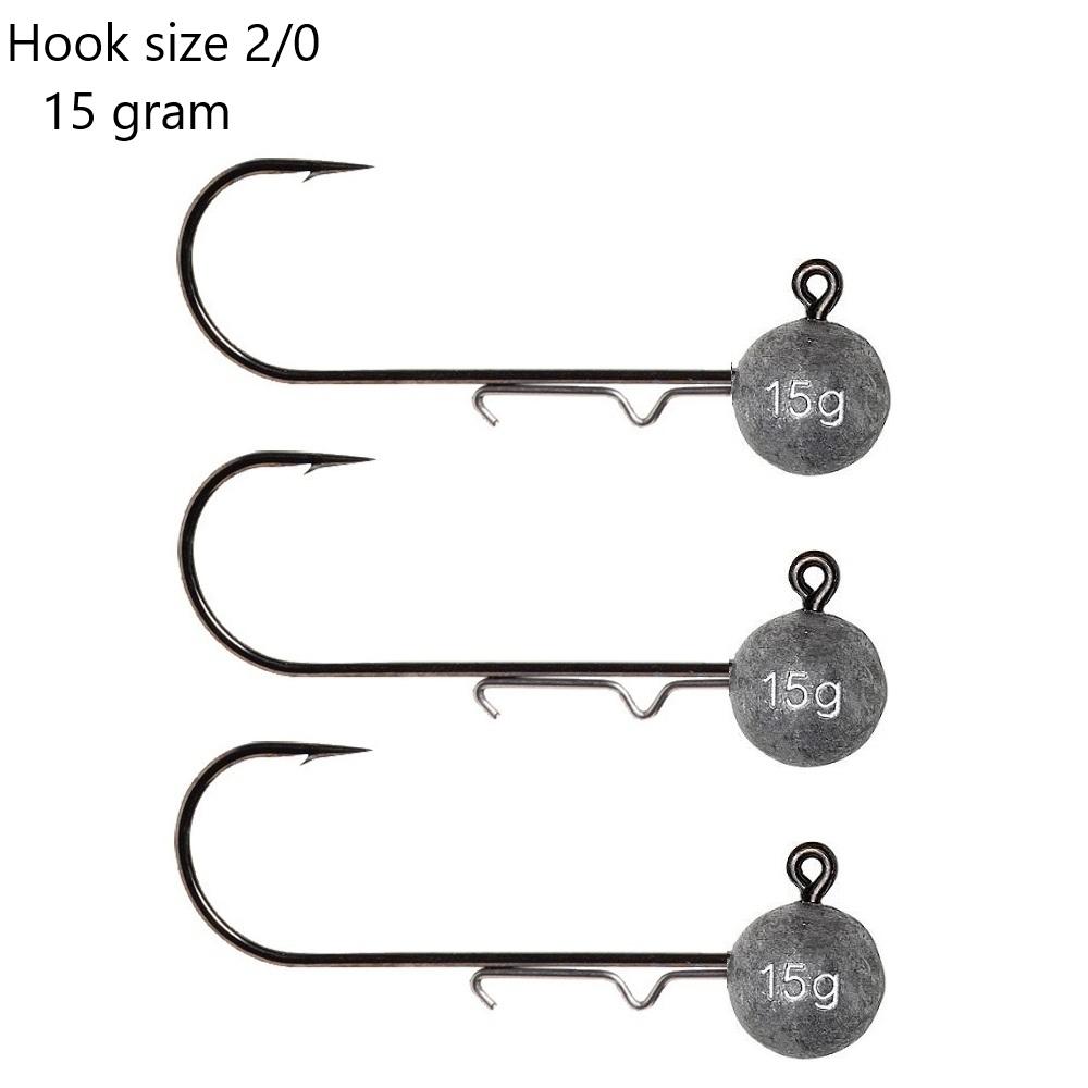 Savage Gear Ball Jig Heads Tournament hook 2-0 | 5 gram 3pcs