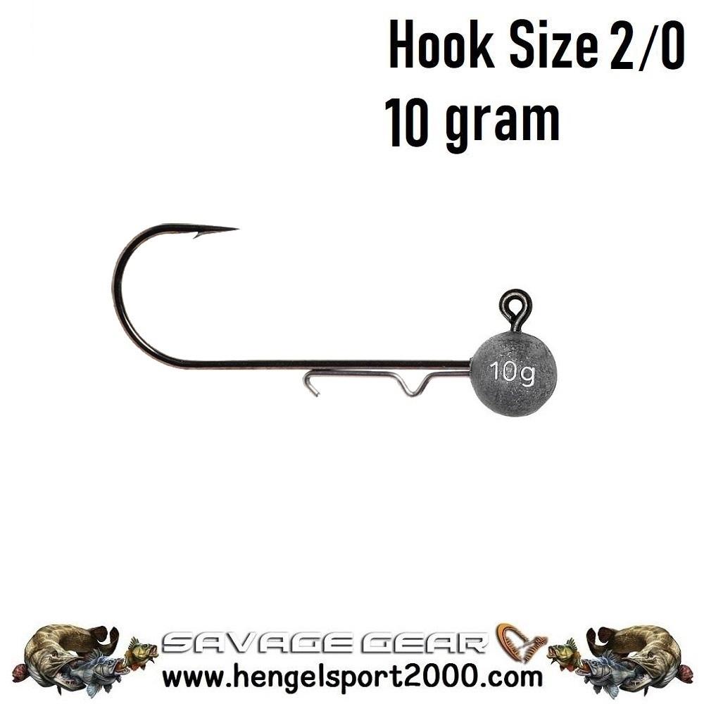 Savage Gear Ball Jig Heads Tournament hook 2-0 (3 stuks) | 5 gram 3PCS