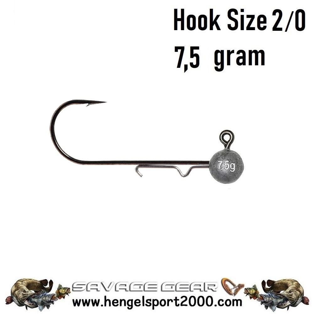 Savage Gear Ball Jig Heads Tournament hook 2-0 (3 stuks) | 5 gram 3PCS