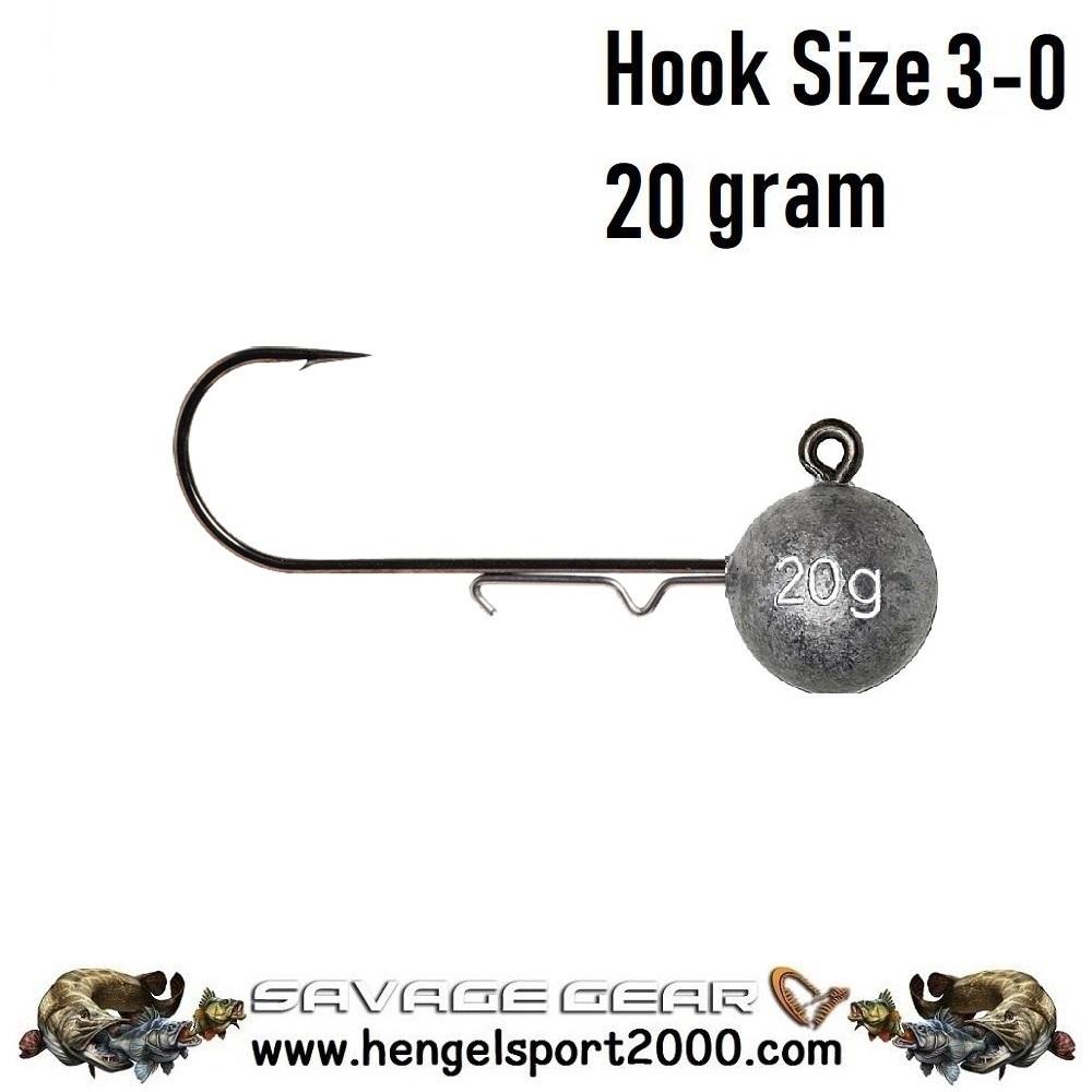 Savage Gear Ball Jig Heads Tournament hook 3-0 (3 stuks) | 7.5 gram 3PCS