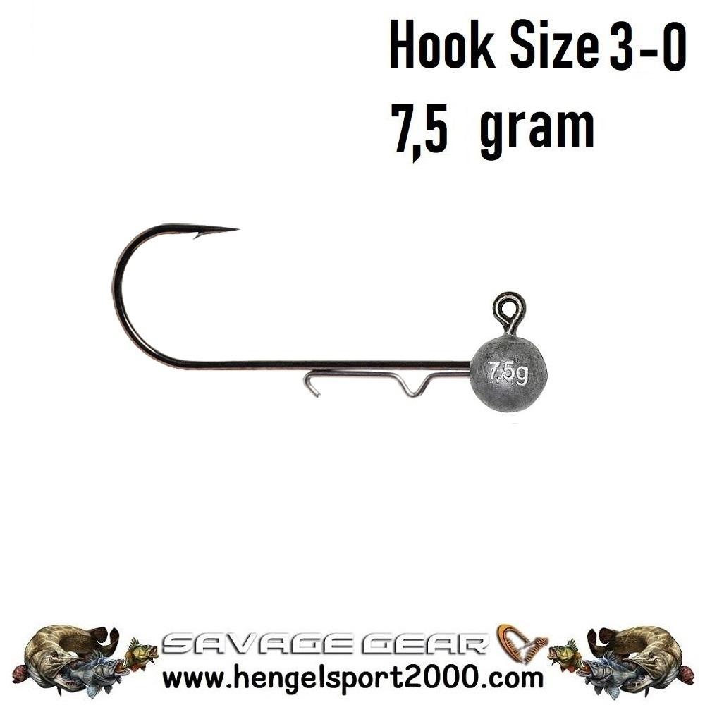 Savage Gear Ball Jig Heads Tournament hook 3-0 (3 stuks) | 7.5 gram 3PCS