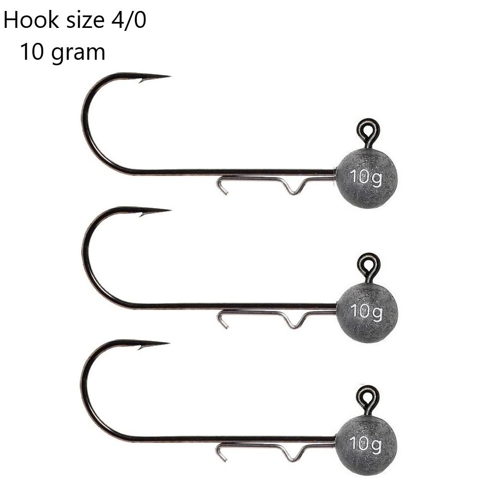 Savage Gear Ball Jig Heads Tournament hook 4-0 | 5 gram 3pcs