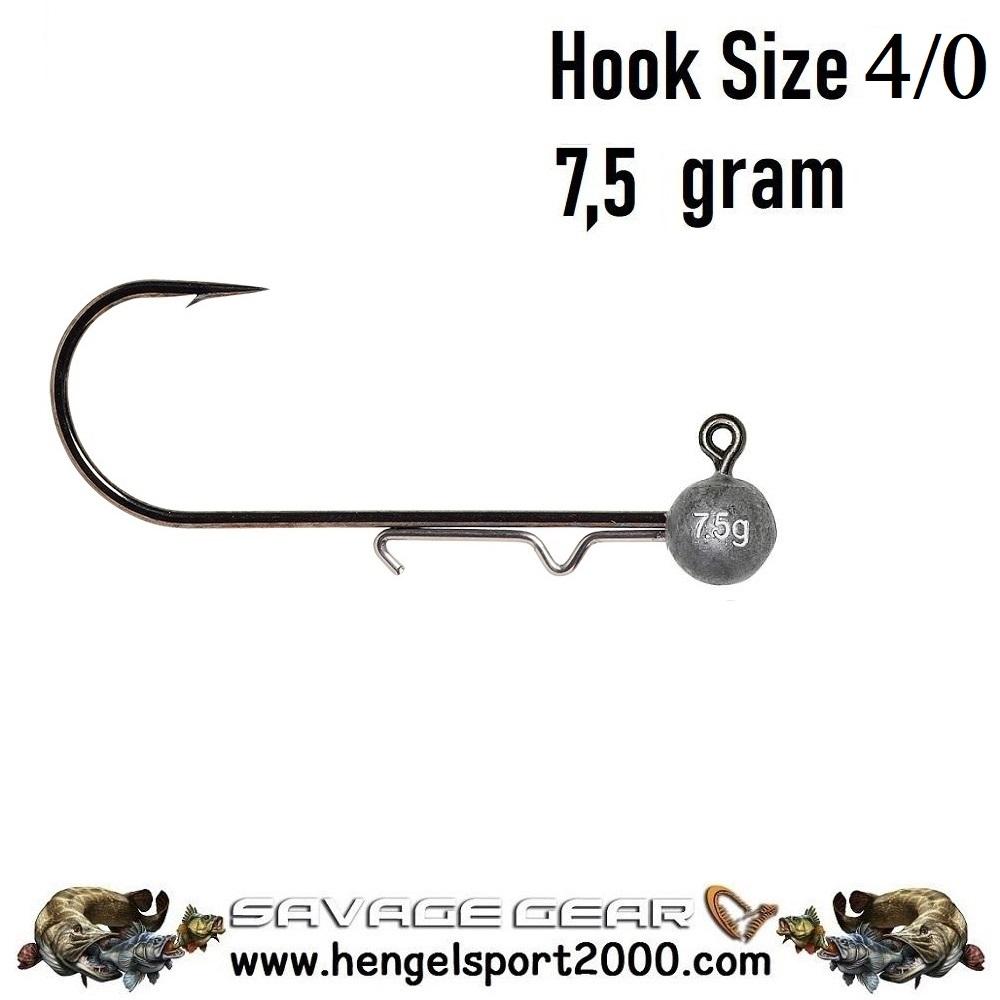 Savage Gear Ball Jig Heads Tournament hook 4-0 (3 stuks) | 5 gram 3PCS