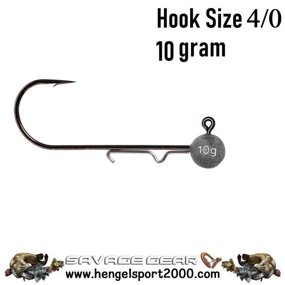 Savage Gear Ball Jig Heads Tournament hook 4-0 (3 stuks) | 5 gram 3PCS