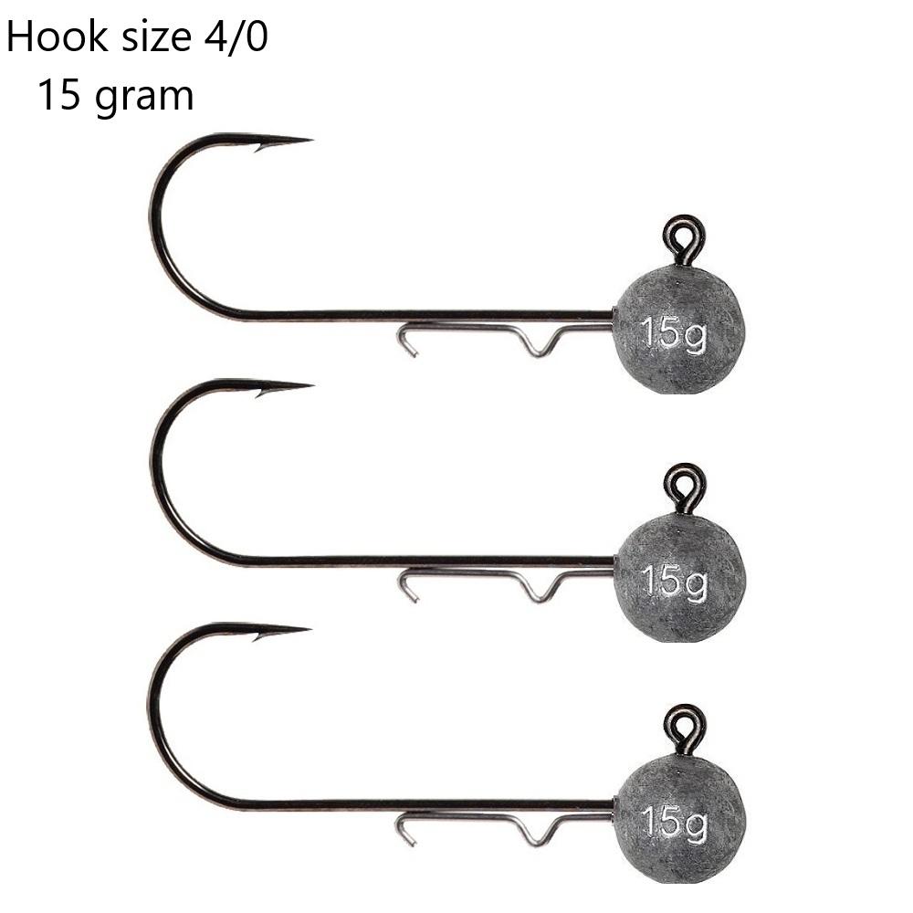 Savage Gear Ball Jig Heads Tournament hook 4-0 | 5 gram 3pcs