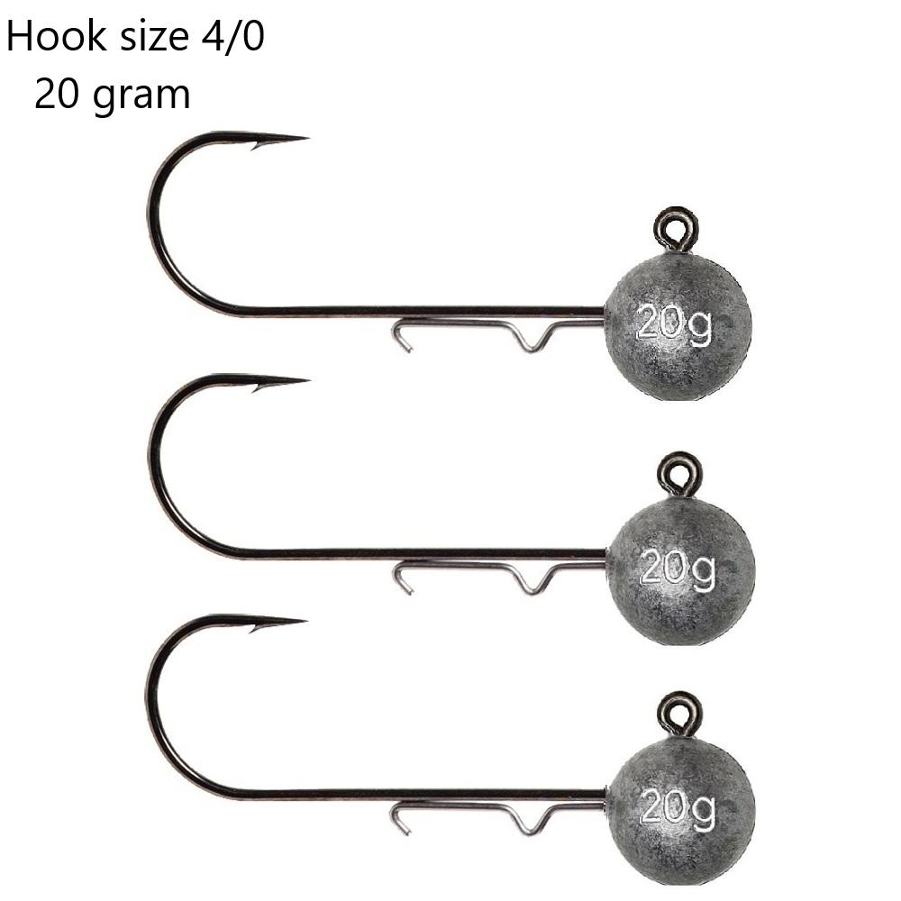 Savage Gear Ball Jig Heads Tournament hook 4-0 | 5 gram 3pcs