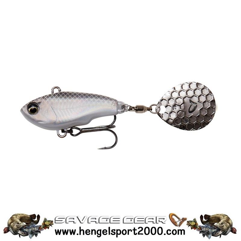 Savage Gear Fat Tail Spin 5,5 cm | White Silver