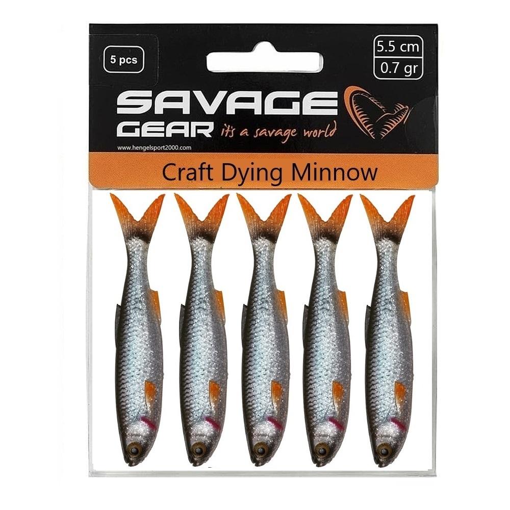 Savage Gear Craft dying minnow 5.5cm (5 pcs) | Blue Pearl