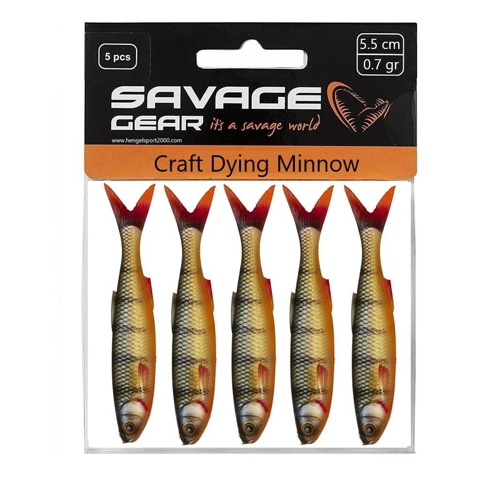 Savage Gear Craft dying minnow 5.5cm (5 pcs) | Blue Pearl