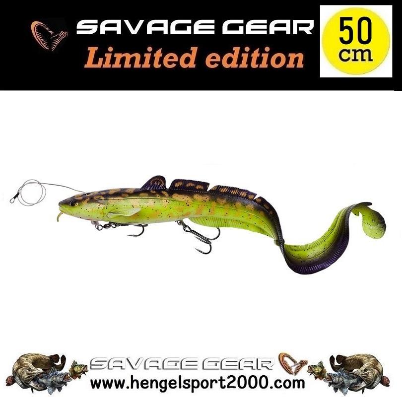 Savage Gear 3D Line Thru Burbot 50cm | Firetiger