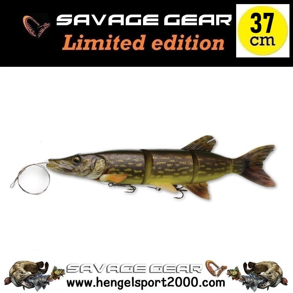 Savage Gear 4D Line Thru Pike 37 cm | Dotted Pike