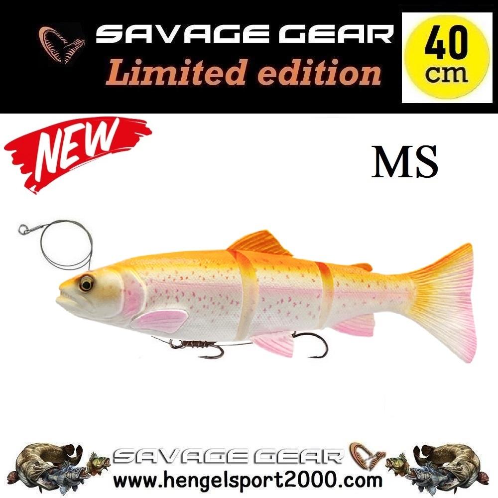 Savage Gear 4D Line Thru Trout 40 cm | Brown Trout UV Belly SS