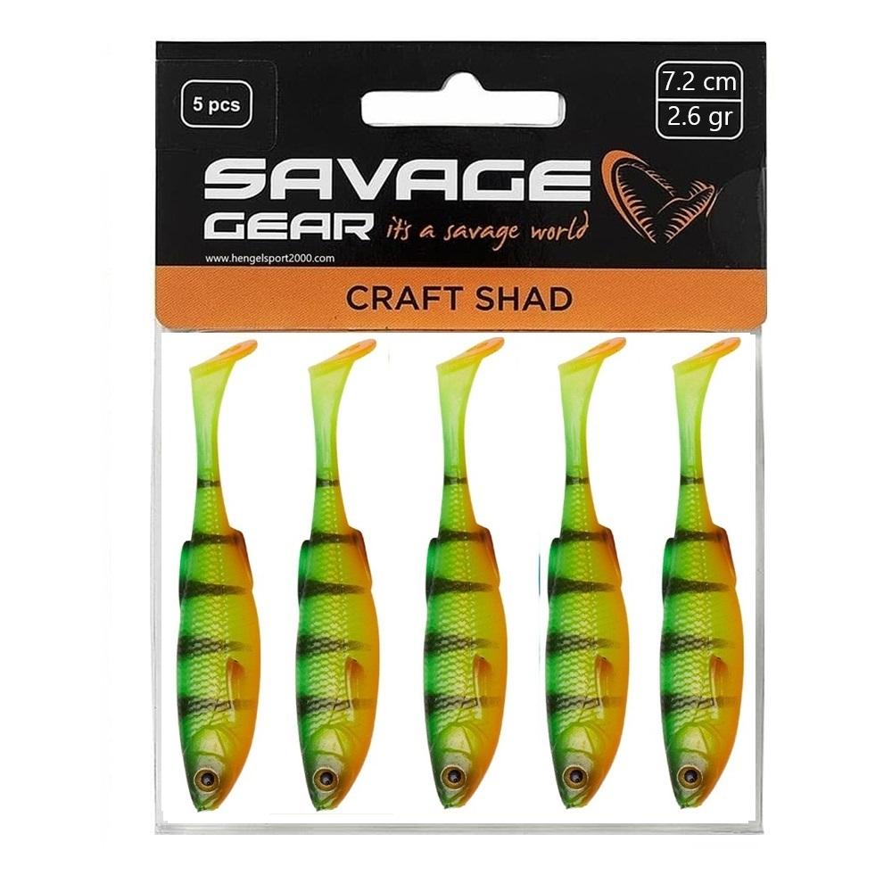 Savage Gear Craft Shad 7,2cm (5 pcs) | Blue Pearl