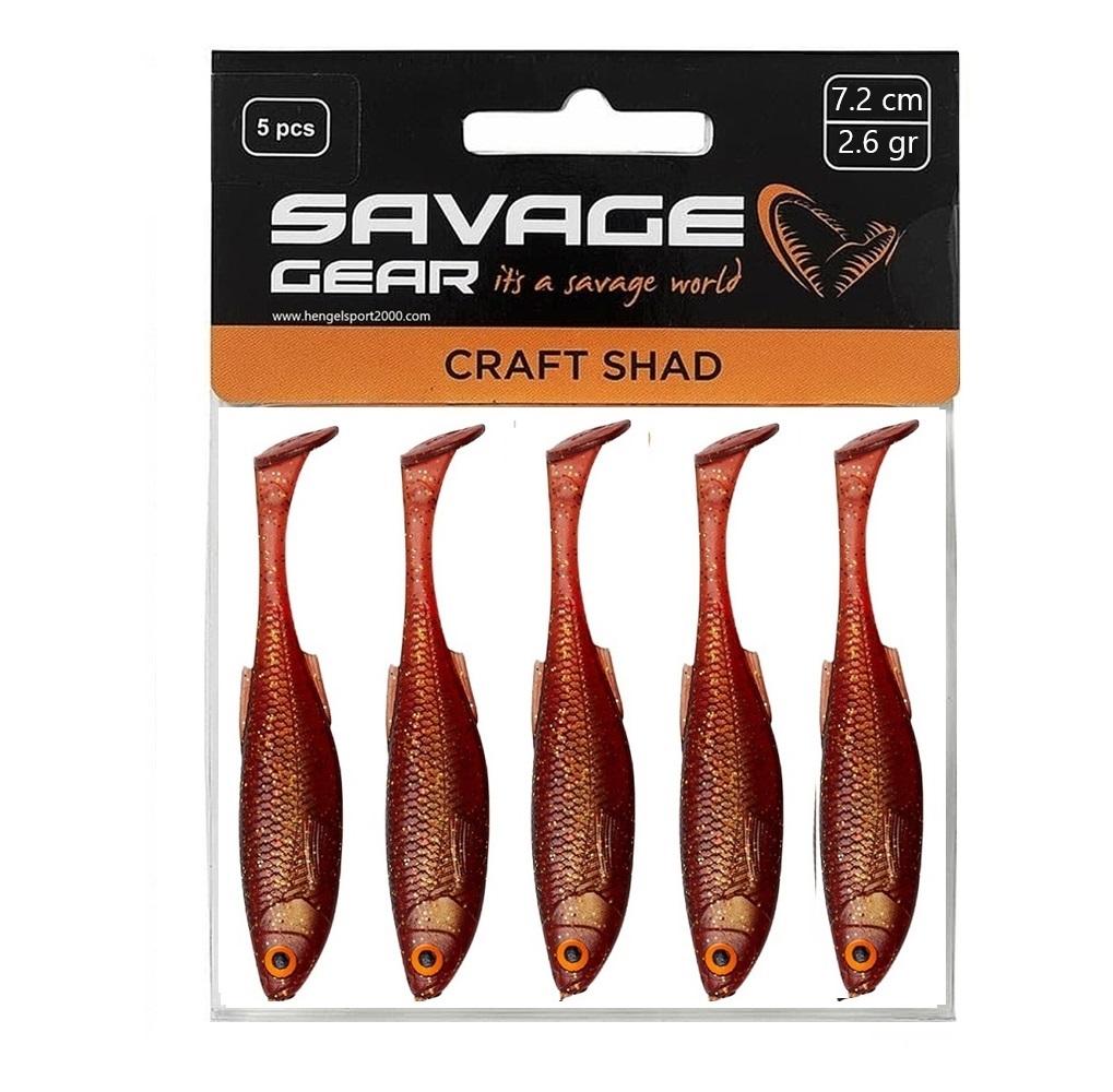 Savage Gear Craft Shad 7,2cm (5 pcs) | Blue Pearl