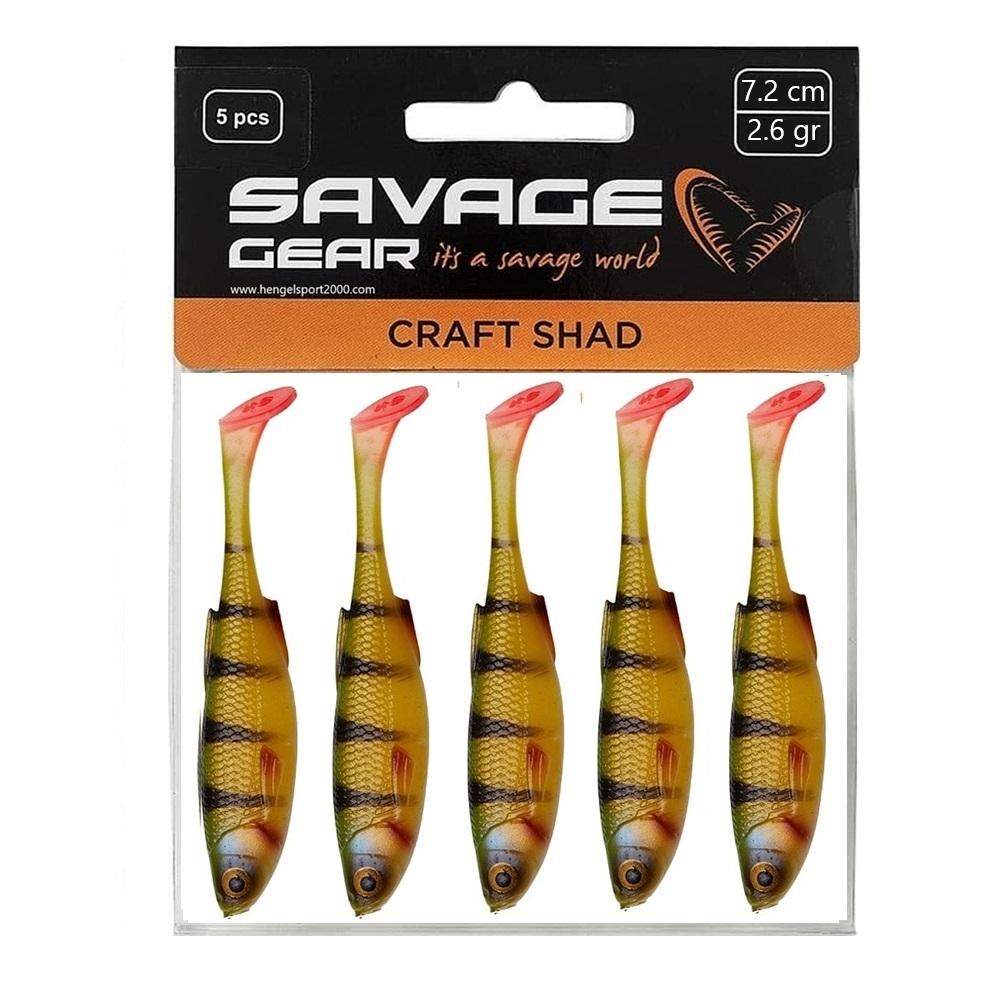 Savage Gear Craft Shad 7,2cm (5 pcs) | Blue Pearl