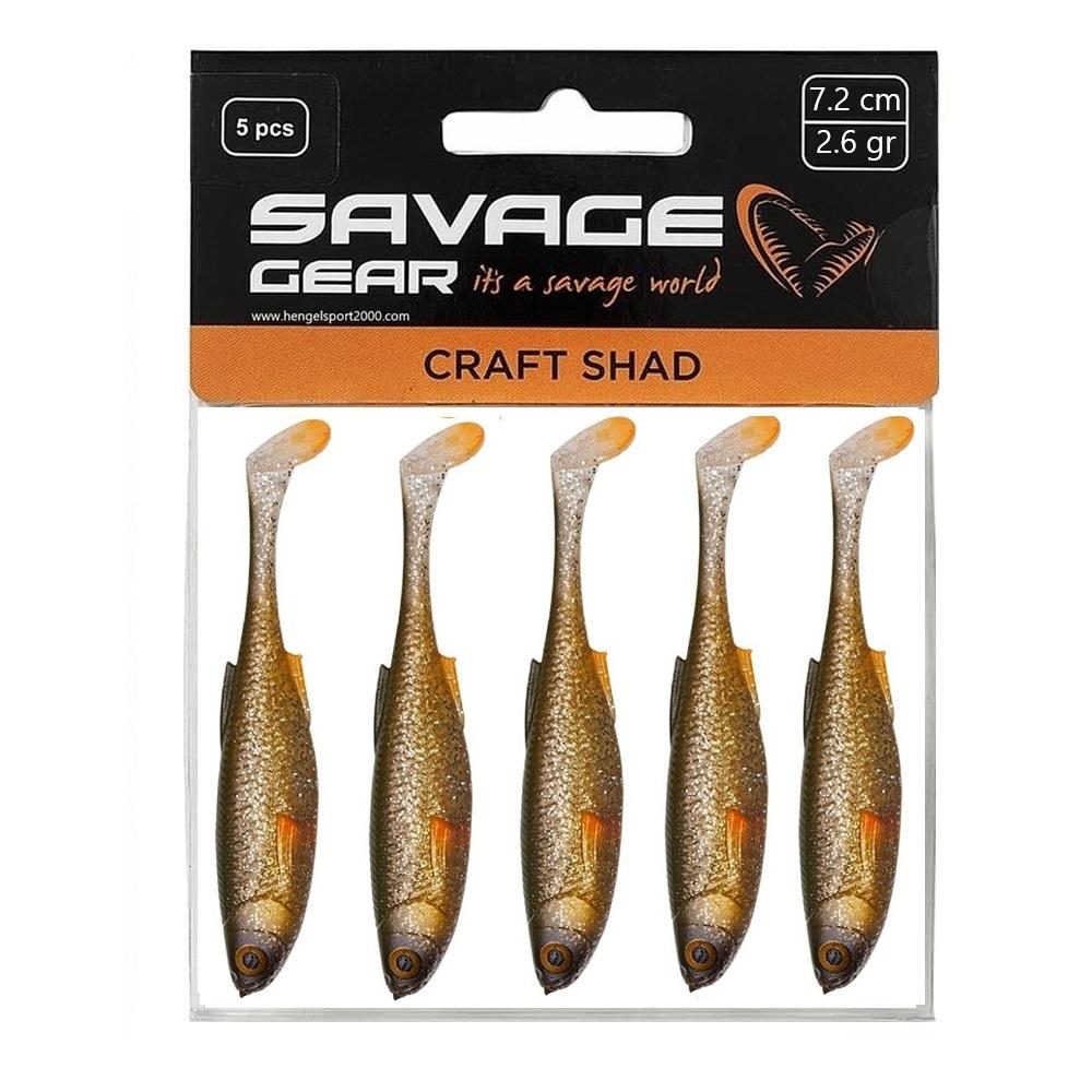 Savage Gear Craft Shad 7,2cm (5 pcs) | Blue Pearl