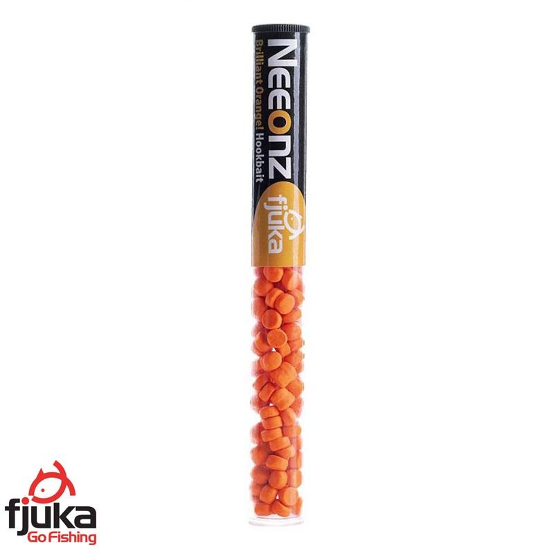 Fjuka Neeonz Fluorescerende hookbait pellets | Orange
