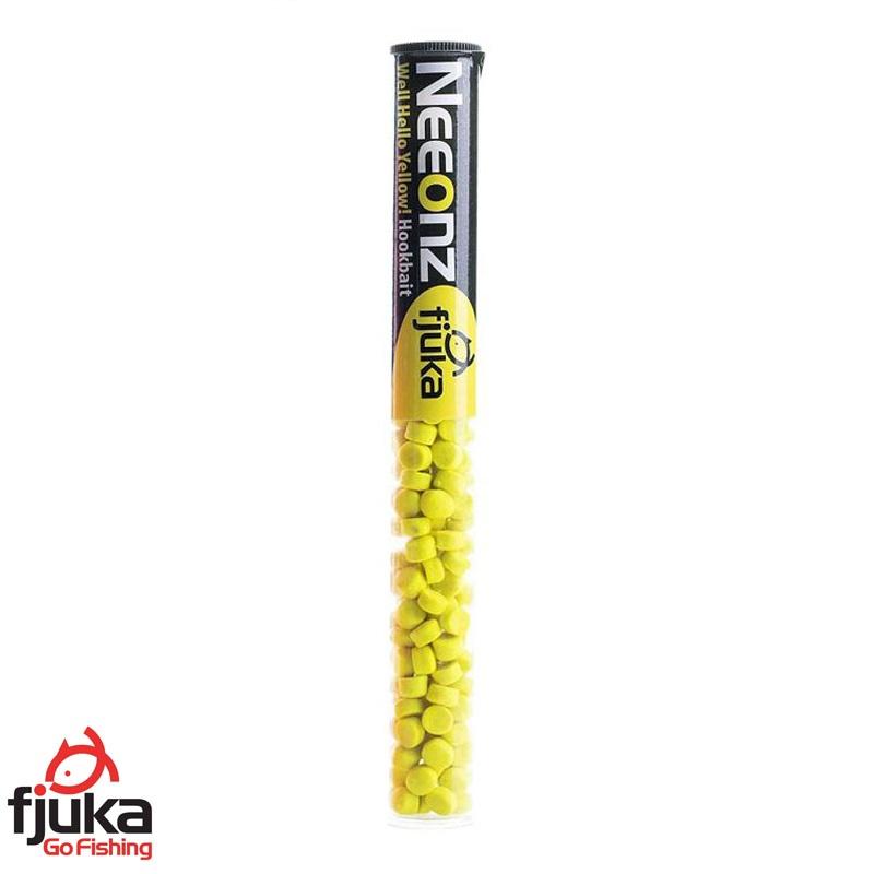 Fjuka Neeonz Fluorescerende hookbait pellets | Yellow