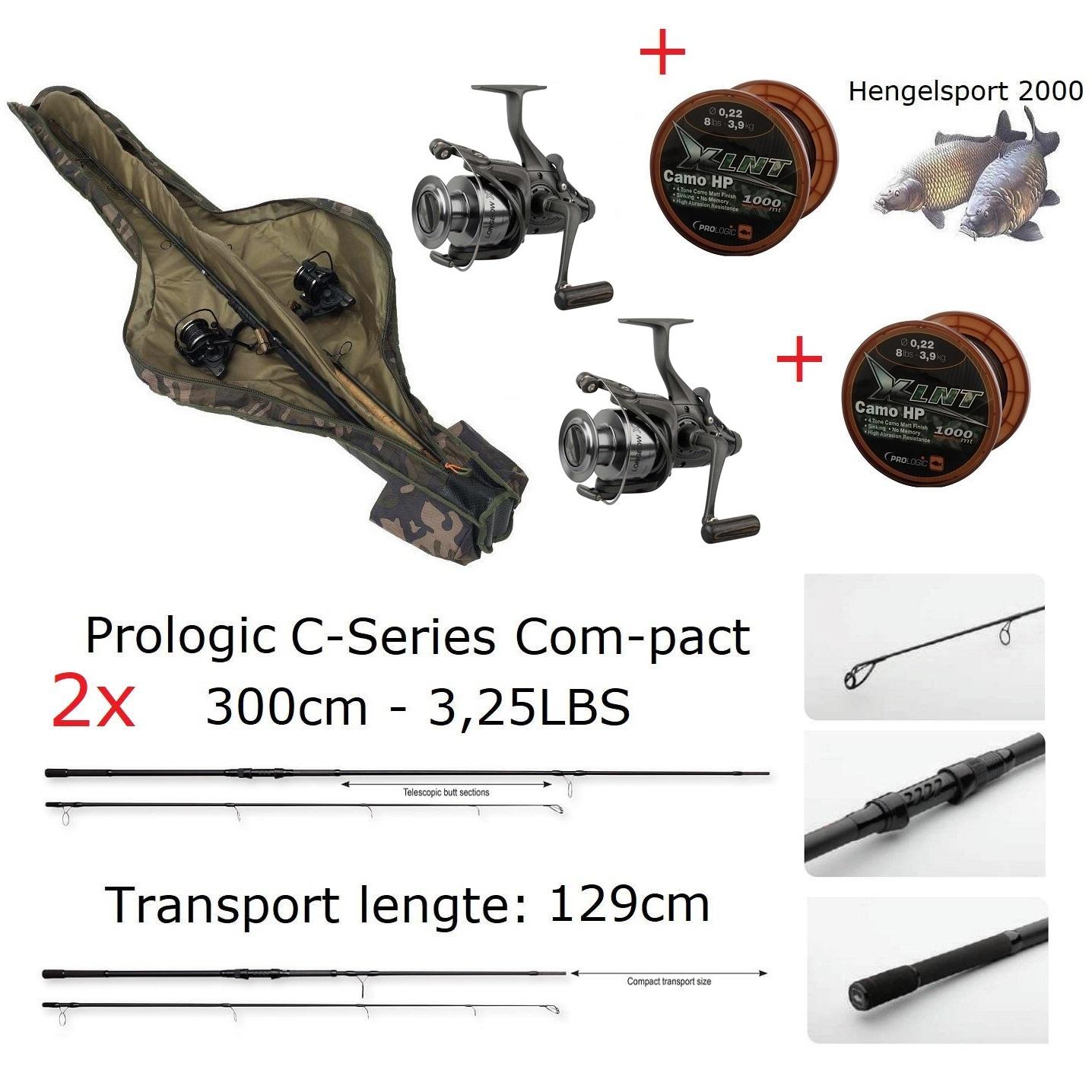 Prologic C-Series Set Allarme Per Pesca Alla Carpa 2+1+1 All Blue – Segnalatori Di Morso Con Ricevitore, Volume E Tono Regolabili, Portata 100m