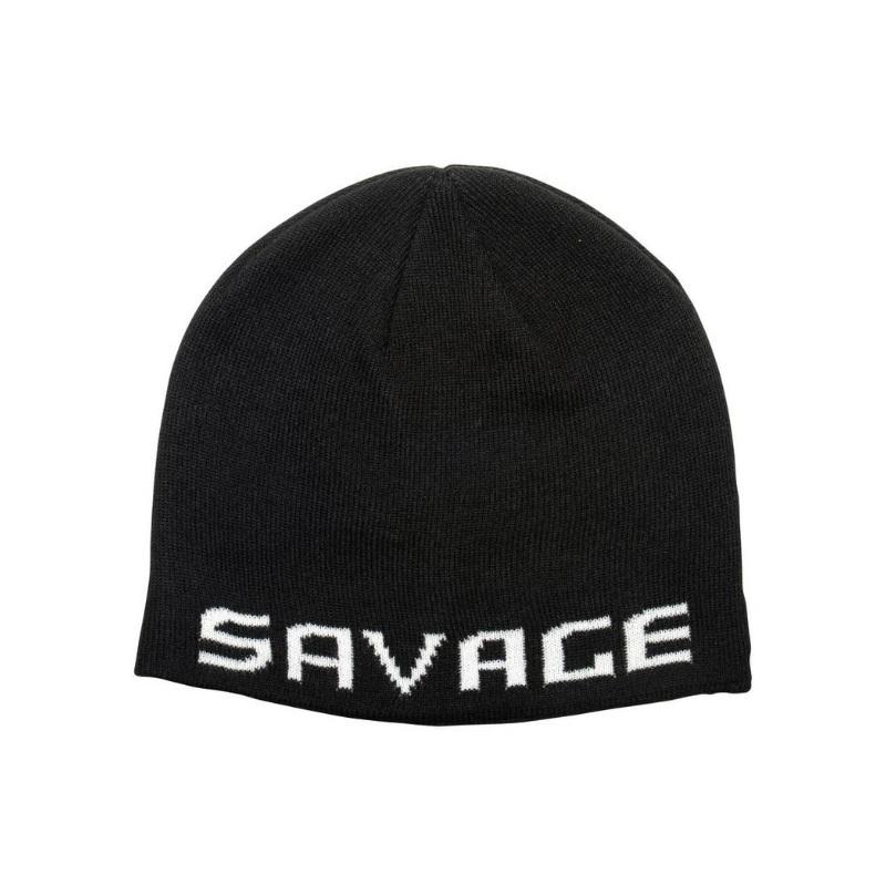 Savage Gear Logo Beanie Black-White