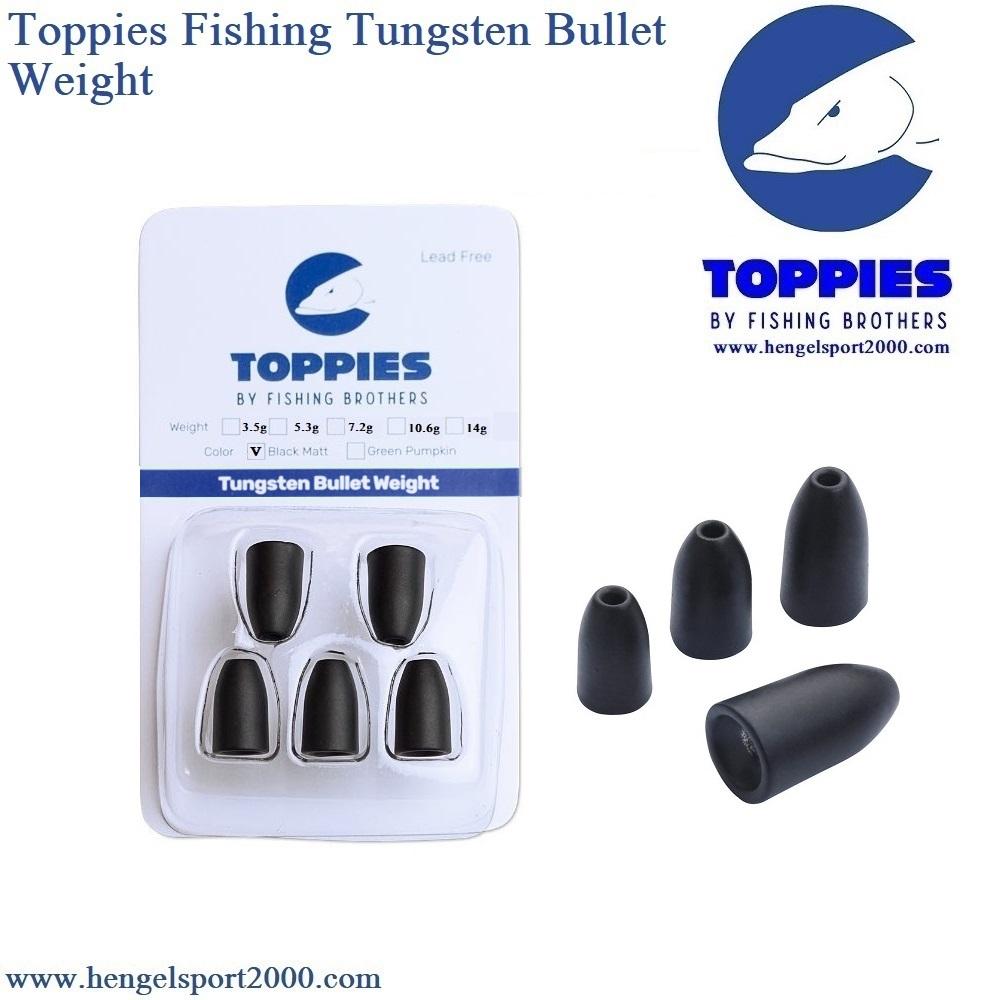 Toppies Fishing Tungsten Bullet Weight