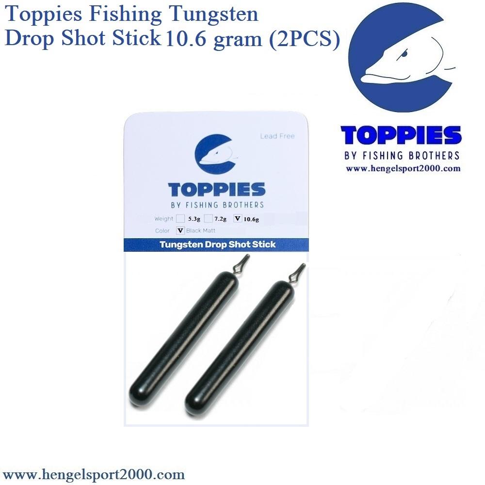 Toppies Fishing Tungsten Dropshot Stick | 7.2g / (3PCS)