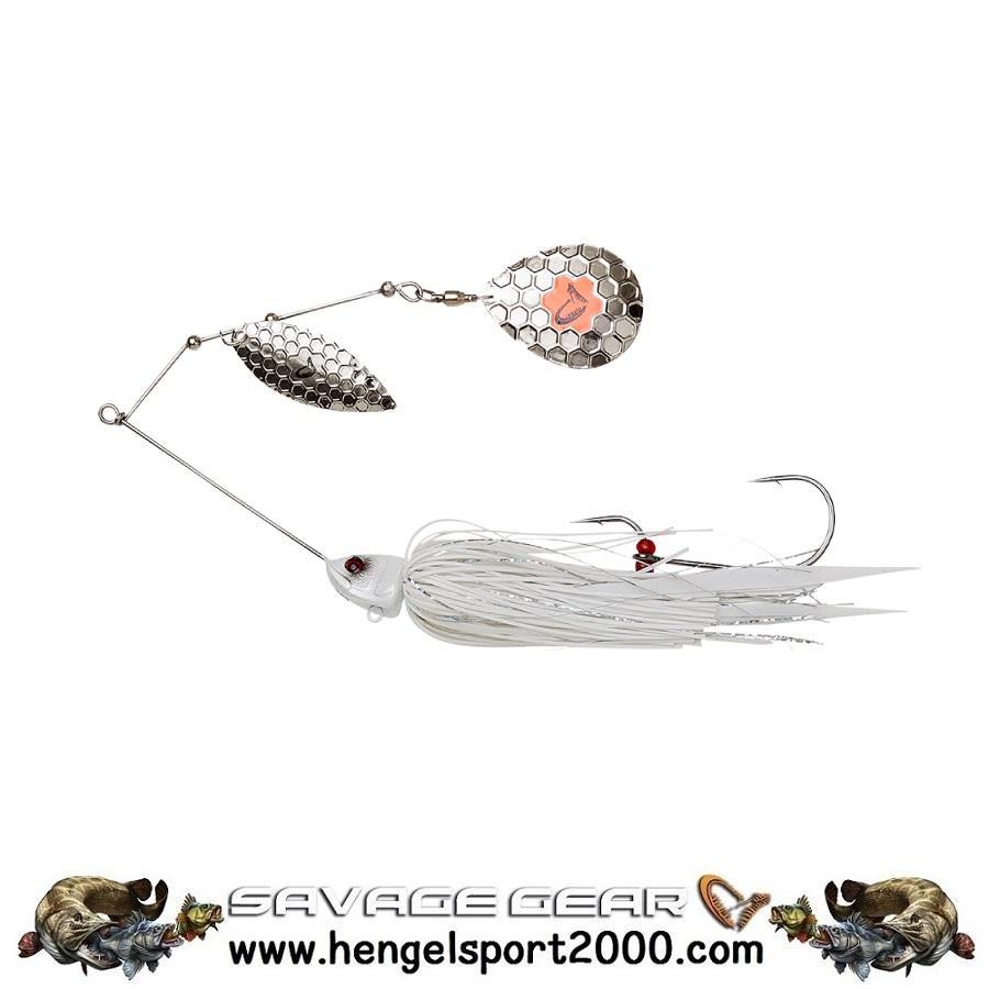 Savage Gear Da Bush Spinnerbait 14cm | Red Head Silver