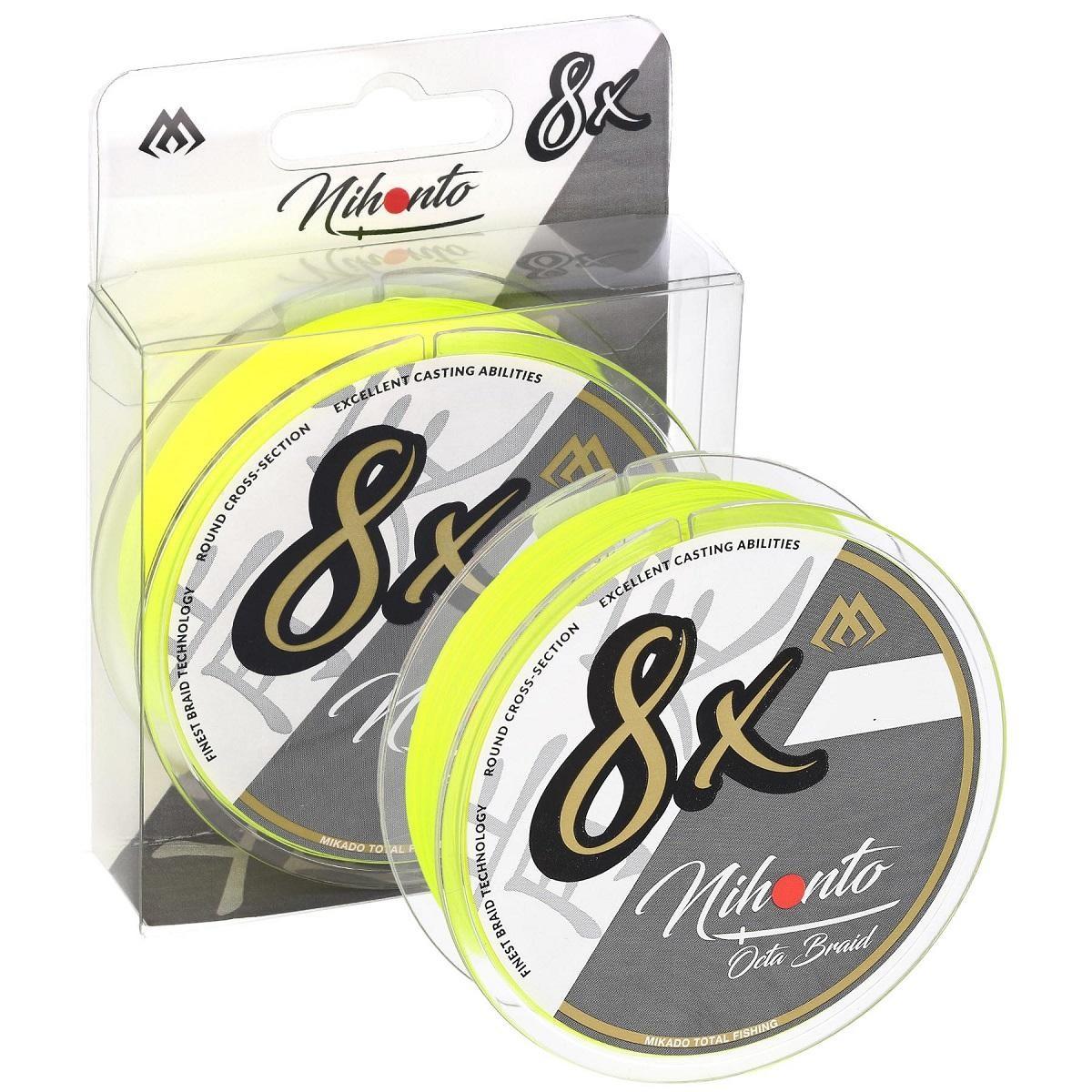 Nihonto Octa 8 braid Yellow 150 meter