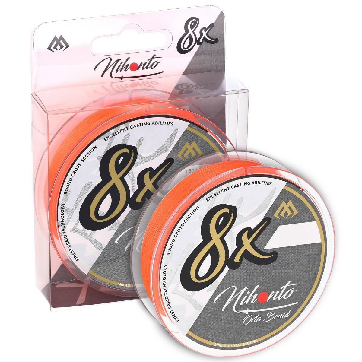 Nihonto Octa 8 braid Orange 150 meter