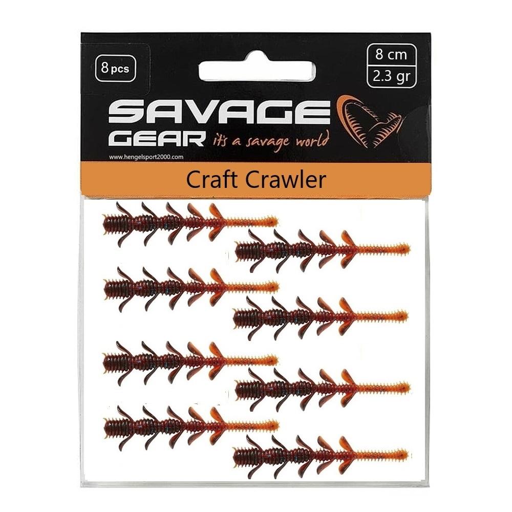 Savage Gear Craft Crawler 8cm (8 pcs) | Motor Oil