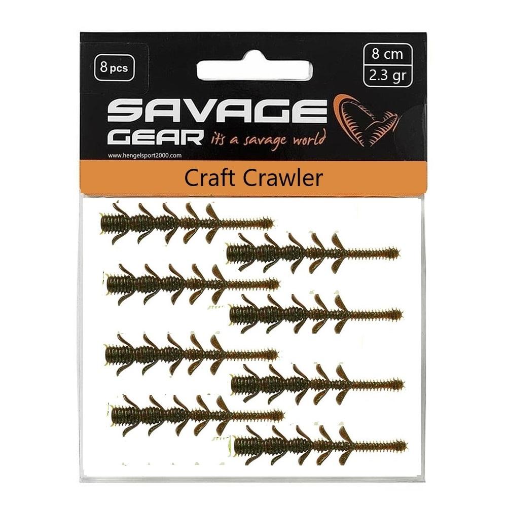 Savage Gear Craft Crawler 8cm (8 pcs) | Motor Oil