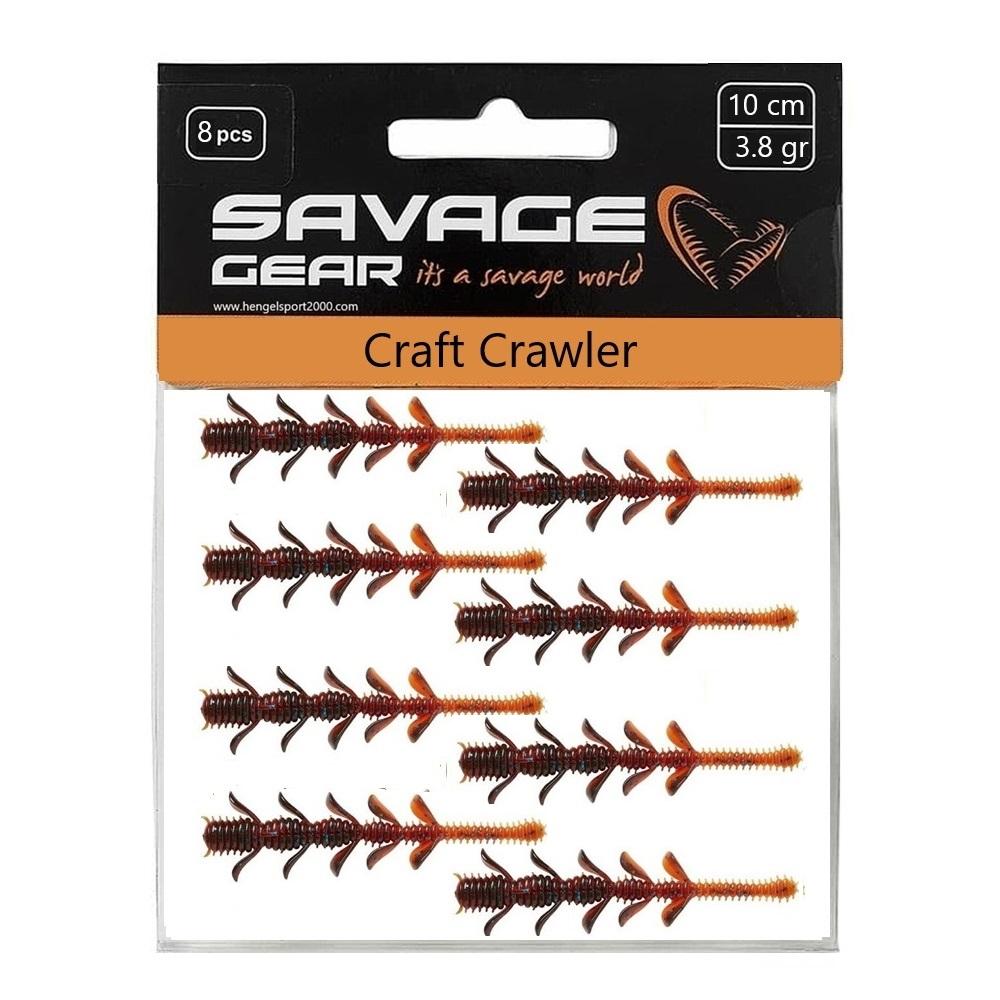 Savage Gear Craft Crawler 10cm (8 pcs) | Charteuse Pumpkin