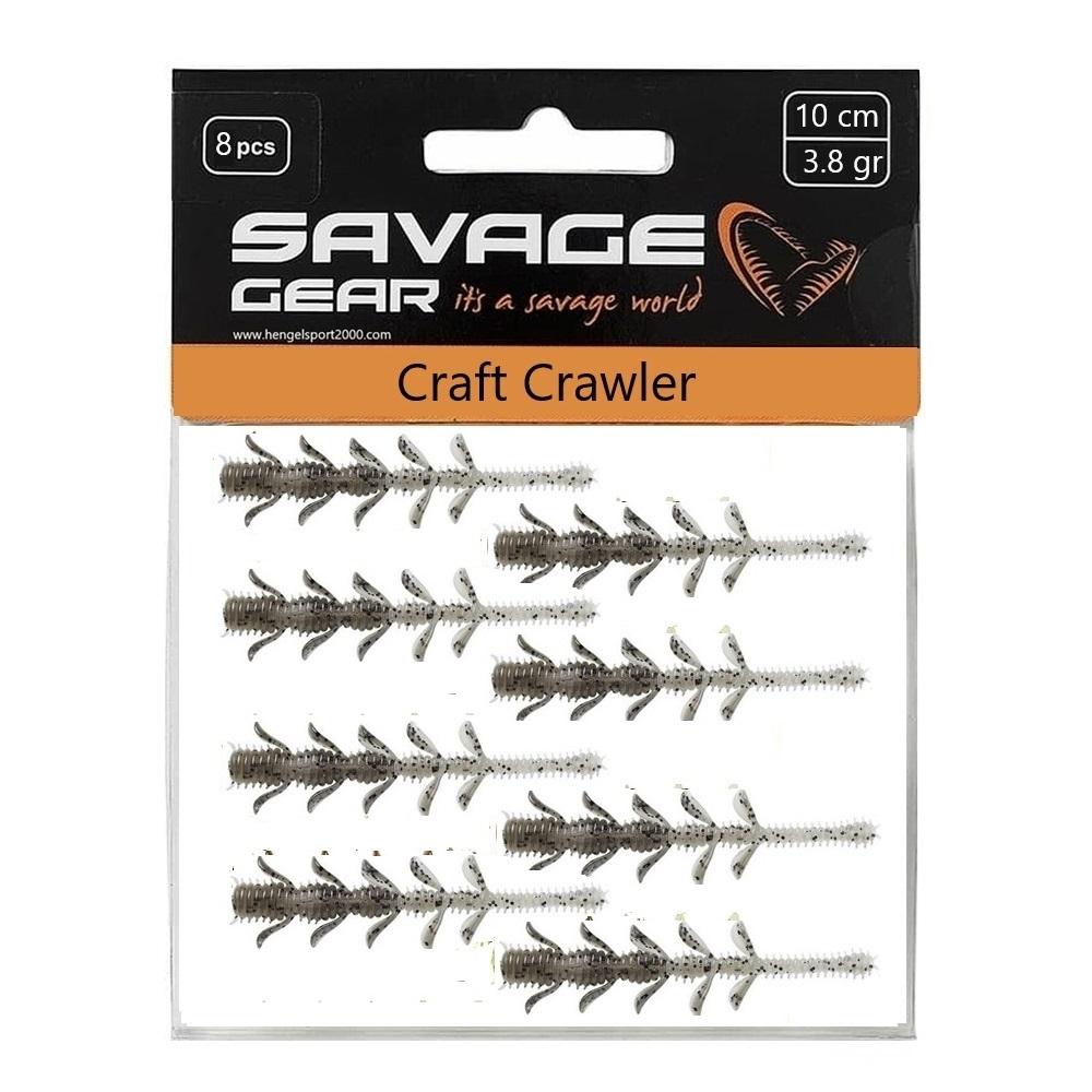 Savage Gear Craft Crawler 10cm (8 pcs) | Orange Pumpkin